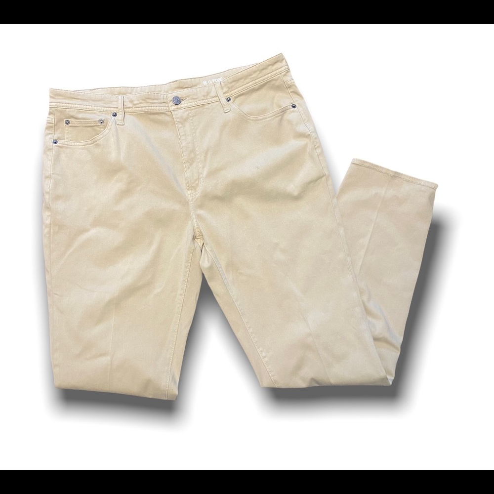 G/FORE G4 Golf Pants Khaki MensSize 38x32 Cotton/Modal Rayon/Poly Excellent